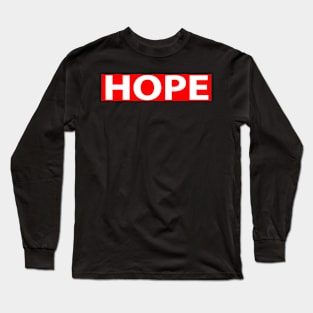 Hope Cool Inspirational Christian Long Sleeve T-Shirt